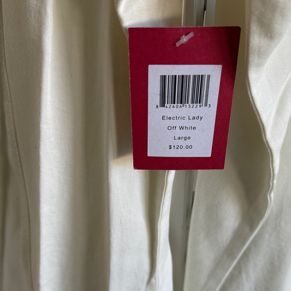 Kimes Ranch Cream Western Shirt, Size L - Picture 5 of 9